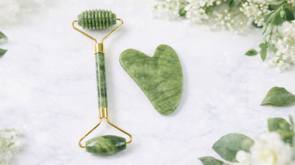 Pack rodillo y gua sha Jade.