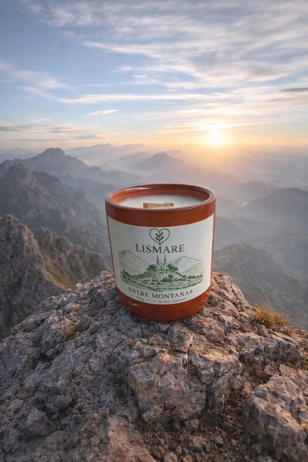 Vela de Soja Entre Montañas