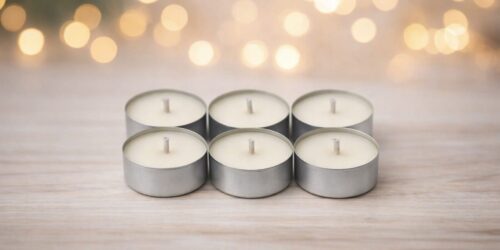 Velas de té de soja